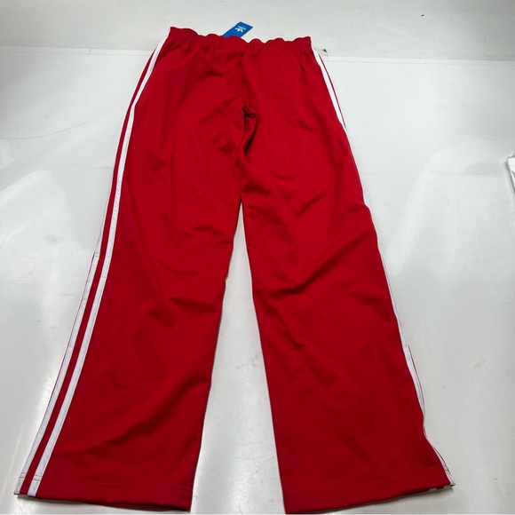 adidas boys red 3stripes pants XL NWT L110-29 - Picture 3 of 7